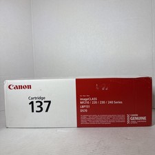 GENUINE Canon 137 Black Toner Cartridge OEM imageCLASS MF2109435B001 picture