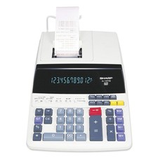 Desktop Calculator Two Color Printing 4.5 Lines Sec Sharp EL1197PIII picture
