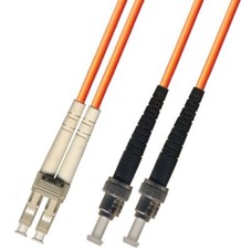 150M Multimode Duplex Fiber Optic Cable 50/125 LC ST Orange Patch Cable Network picture