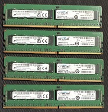 LOT OF 4 x 8GB Micron 32GB DDR4 PC4-2133P  MTA18ASF1G72PZ-2G1A2IG Server Memory picture