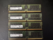 Micron 32GB 2RX4 PC4 2666V REG ECC MEMORY M393A4K40BB2-CTD6Y (LOT OF 4) picture