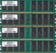 1GB 4x256MB DDR-266 NANYA PC-2100 NT256D64S88AAG-7K DDR1 Desktop RAM MEMORY KIT picture