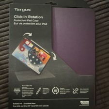 Targus Click-In Rotation Purple 360° Rotating Case for iPad 10th Gen 10.9