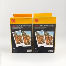 TWO Kodak 4Pass 2.1 x 3.4 Inches Film Cartridge 50 Sheets for Kodak Mini 2 Retro picture