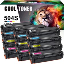 12 Pack CLT-K504S H.Y. Toner Set for Samsung C1860FW C1810W CLP-415NW CLX-4195FW picture