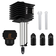 Hotend Kit with Hardened Steel Nozzles 0.4 0.6 0.8mm Silicone Sock 3D Printer picture