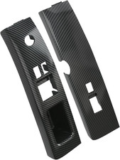 Pair Window Switch Bezel Cover Front Left&Right Side Door Switch Panel Trim Carb picture