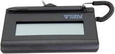 TOPAZ T-LBK460-HSB-R SIGLITE 1X5 LCD SIGNATURE PAD BACKLIT USB - 1 YEAR WARRANTY picture
