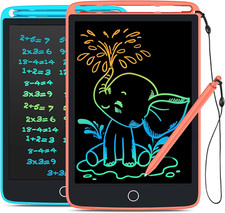 TECJOE 2 Pack LCD Writing Tablet with Fridge Magnets, Doodle Board for Kids picture