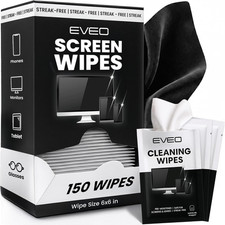 Screen Wipes (150 Pack) - Electronic Wipes, Computer Screen Cleaner Wipes for... picture
