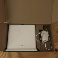 Google Fiber WiFi 6 Router  Cords 2023 Model  GRAX210T Open Box G2U picture