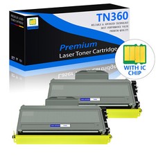 2PK TN360 TN-330 Black Toner for Brother DCP-7045N MFC-7320 MFC-7345N MFC-7840W picture