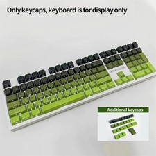Letter Drive Topographic PBT Keycaps 98/133 Key Cherry Profile Side Print MX picture