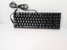 Aukey Gaming KM-G9 KMG9 TKL Compact 87-Key Mechanical Computer Keyboard  *READ* picture