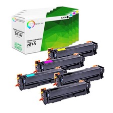 5Pk TCT 201A For HP CF400A CF401A CF402A CF403A LJ M252DW Compatible Toner picture