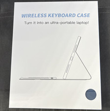 Harvopu Wireless Keyboard Folio Case iPad 10th Gen 10.2 Blue Magnetic picture