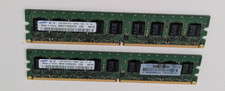 Samsung M391T2953EZ3-CE6 DDR2 PC2-5300E  2GB (2x1GB) Pair 417429-051 picture