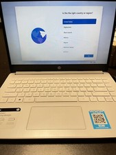 HP 14 inch (64 GB, AMD 3020e, 4GB) Laptop - White - 14-fq0070nr *OPEN BOX picture