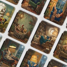 Cozy Reading Nook Vintage Bookish Girl Kindle Paperwhite 7