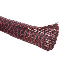 Alex Tech 10Ft - 1/4 Inch Cord Protector Wire Loom Tubing Cable Sleeve Split Sle picture