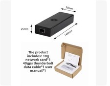  USB 4.0 Thunderbolt 3 4 Type-C 10G Intel 82599N Ethernet Adapter For Mac Mini  picture