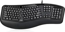 Adesso TruForm AKB-150SB-TAA Desktop Ergonomic Smart Card Reader Keyboard picture