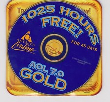 AOL 7.0 Gold never opened sharp shape picture