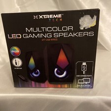 Xtreme Tech. Multicolor  LED Gaming Speakers USB Connectivity picture