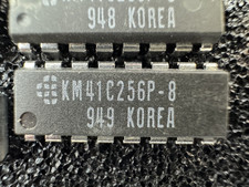 (Lot Of 8) SAMSUNG KM41C256P-8 256K X 1 Bit Dynamic RAM - Same As 41256 DRAM picture
