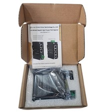 E-Link Hardened Industrial Gigabit 30W PoE+ Injector 12-48V IEEE 802.3at Adapter picture