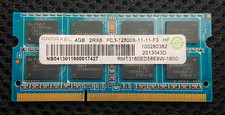 Ramaxel 4GB PC3-12800 DDR3-1600MHz SoDimm Memory Laptop Ram RMT3160ED58E9W-1600 picture