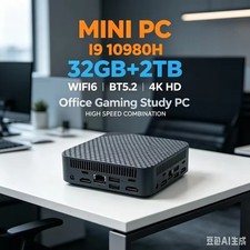 Mini PC Intel Core i9-10980HK 8-16GB RAM 128-256GB SSD WiFi6 BT5.2 Triple 4K picture
