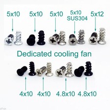 10pcs Durable Screws Computer PC Case Cooling Fan Mount Screws For Fans Optional picture