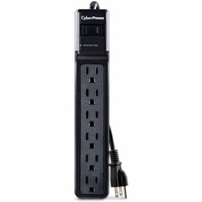 CyberPower CSB604 Essential 6-Outlets Surge Suppressor (4ft Cord) picture