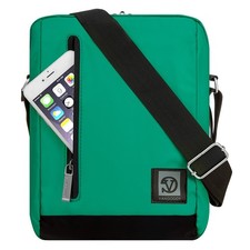 Outdoor Sleek Messenger Bag Lemon Green Crossbody Carry for 10in Tech picture