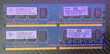 Nanya PC2-6400 2 x 1 GB UDIMM 800 MHz PC2-6400 DDR2 Memory (NT2GT64U8HD0BYAD) picture