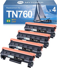 MYTONER Compatible Toner Cartridge Replacement for Brother TN760 TN-760 TN730/76 picture