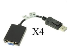 Lot Of 4 NEW Dell 0RN699 Display Port To VGA Adapter,  picture