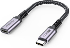 USB C Extension Cable 6 Inch Short, Full-Function Extender USB 3.2 Gen 2 Type C picture