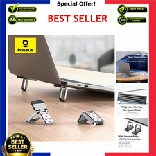 Baseus Foldable Laptop Stand Adjustable Aluminum Riser Cooling Holder picture