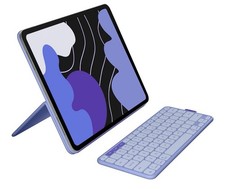 Logitech Flip Folio, Keyboard Case for iPad Pro 13-inch (M4 & M5), Lilac picture