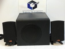 Klipsch ProMedia 2.1 THX Black Computer Speaker System - Grille Has Some Holes picture