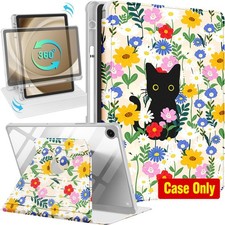 Case for Samsung Galaxy Tab A11+ 2025 - 360 Degree Rotating Stand Folio Cover picture