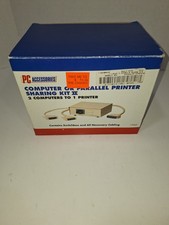 NOS 1992 VINTAGE SWITCHBOX 2-Way A/B I/O DB25 Parallel Printer Manual Rotary Swi picture