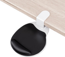 Clamp on Mouse Platform, Clip on Pad Rotating 360 Degree, W/Comfortable Gel picture