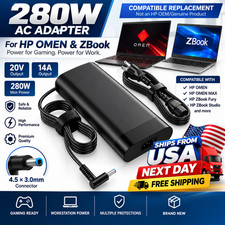 280W 20V 14A Charger for HP OMEN 16/17 & ZBook Fury 16 G11 Power Adapter NEW picture