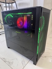 Custom/Whitebox Black Tower Gaming Desktop PC NVIDIA GeForce GTX RGB Lighting picture