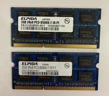 2x Elpida 2GB 2Rx8 PC3-8500S-7-10-F1 picture
