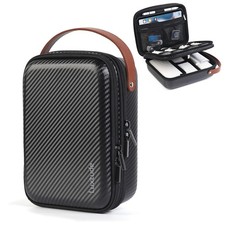 Electronics Organizer Travel Case for Chargers and Cords, Hard and Portable T... picture