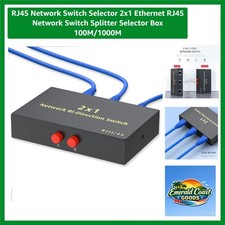 RJ45 / RJ11 Network Switch Box - A/B Selector for Seamless Connectivity picture
